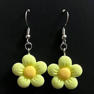 Flower Charm Earrings